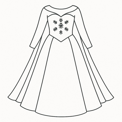 Princess Dress Coloring Pages for Kids – Beautiful Coloring Pictures 2026