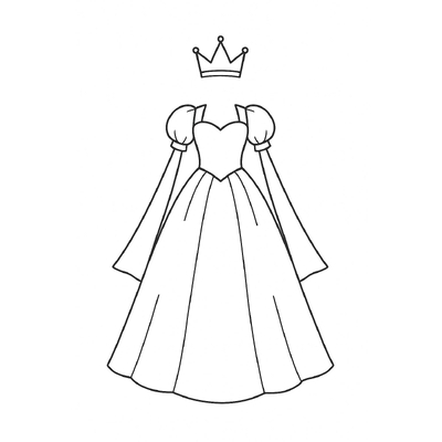 Princess Dress Coloring Pages for Kids – Beautiful Coloring Pictures 2026