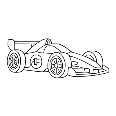 Racing Car Coloring Pages for Kids – Beautiful Coloring Pictures 2026