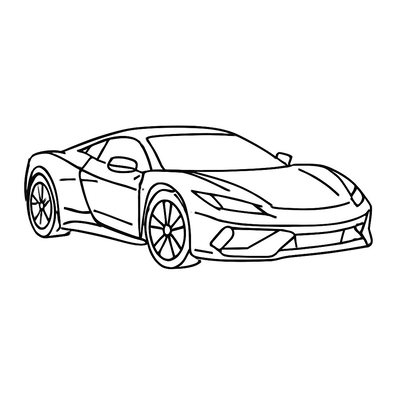 Racing Car Coloring Pages for Kids – Beautiful Coloring Pictures 2026
