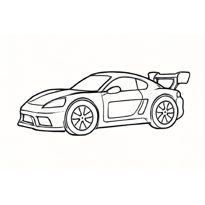 Racing Car Coloring Pages for Kids – Beautiful Coloring Pictures 2026
