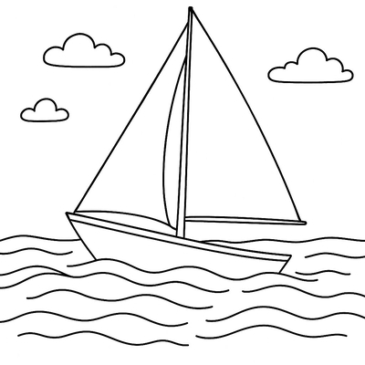 Sailboat Coloring Pages for Kids – Beautiful Sailboat Coloring Pictures 2026