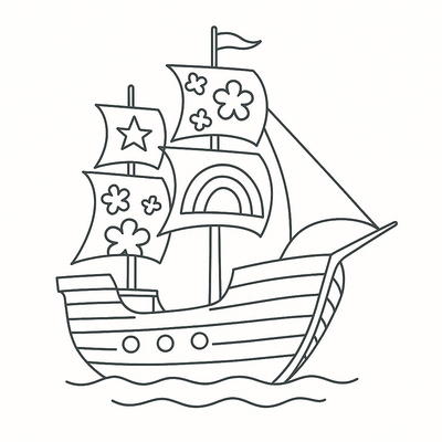 Sailboat Coloring Pages for Kids – Beautiful Sailboat Coloring Pictures 2026