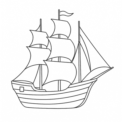Sailboat Coloring Pages for Kids – Beautiful Sailboat Coloring Pictures 2026