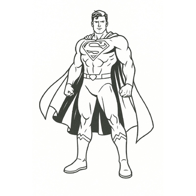 Superman Coloring Pages for Kids 2026 - Free PDF Download