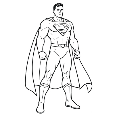 Superman Coloring Pages for Kids 2026 - Free PDF Download