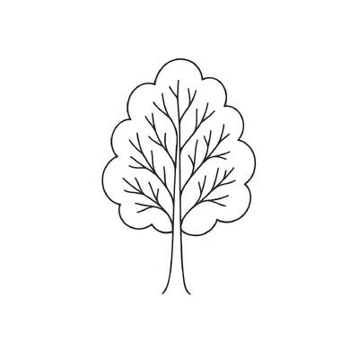 Tree Coloring Pages for Kids 2026 - Free Download