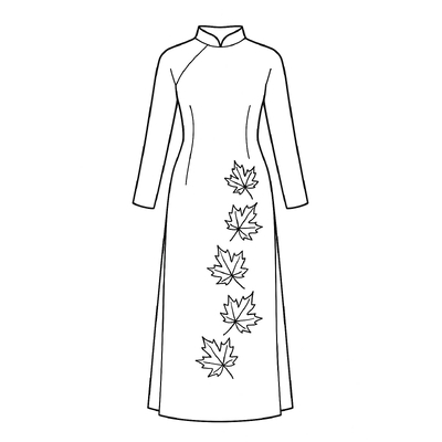 Vietnamese Ao Dai Coloring Pages for Kids – Download PDF 2026