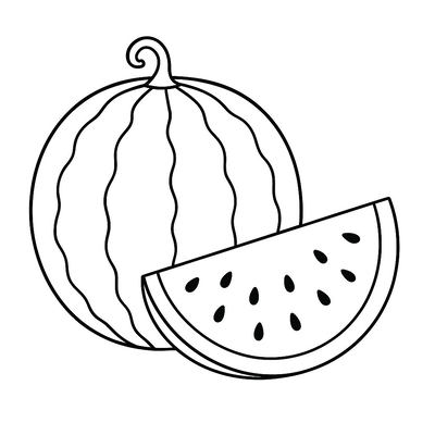 Watermelon Coloring Pages for Kids 2026 – Free PDF Sheets