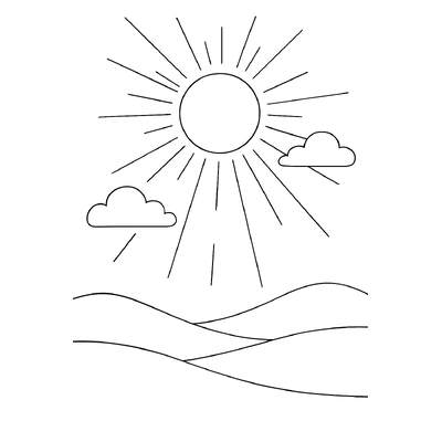 Weather Coloring Pages for Kids 2026 - Explore Nature