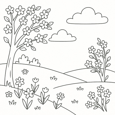 Weather Coloring Pages for Kids 2026 - Explore Nature
