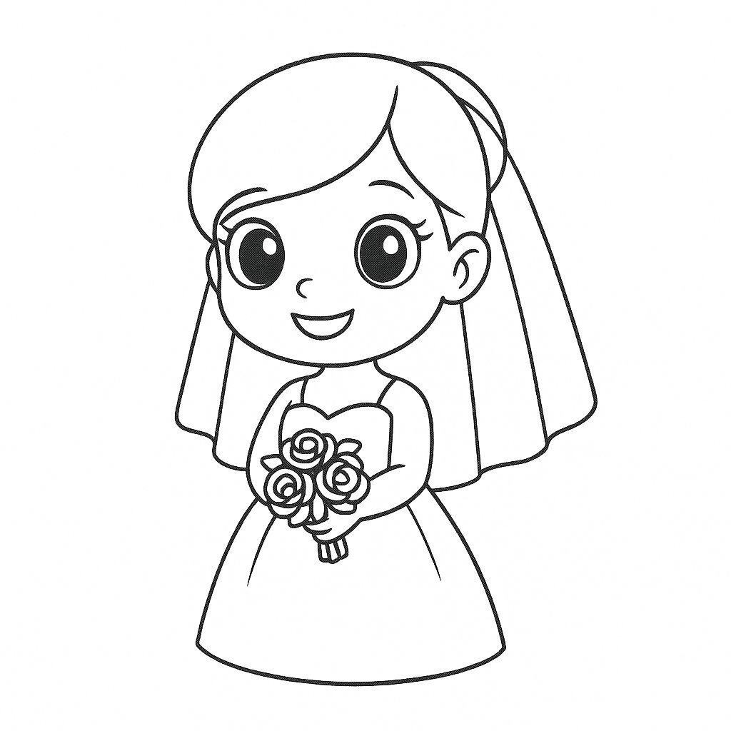 Cartoon Bride