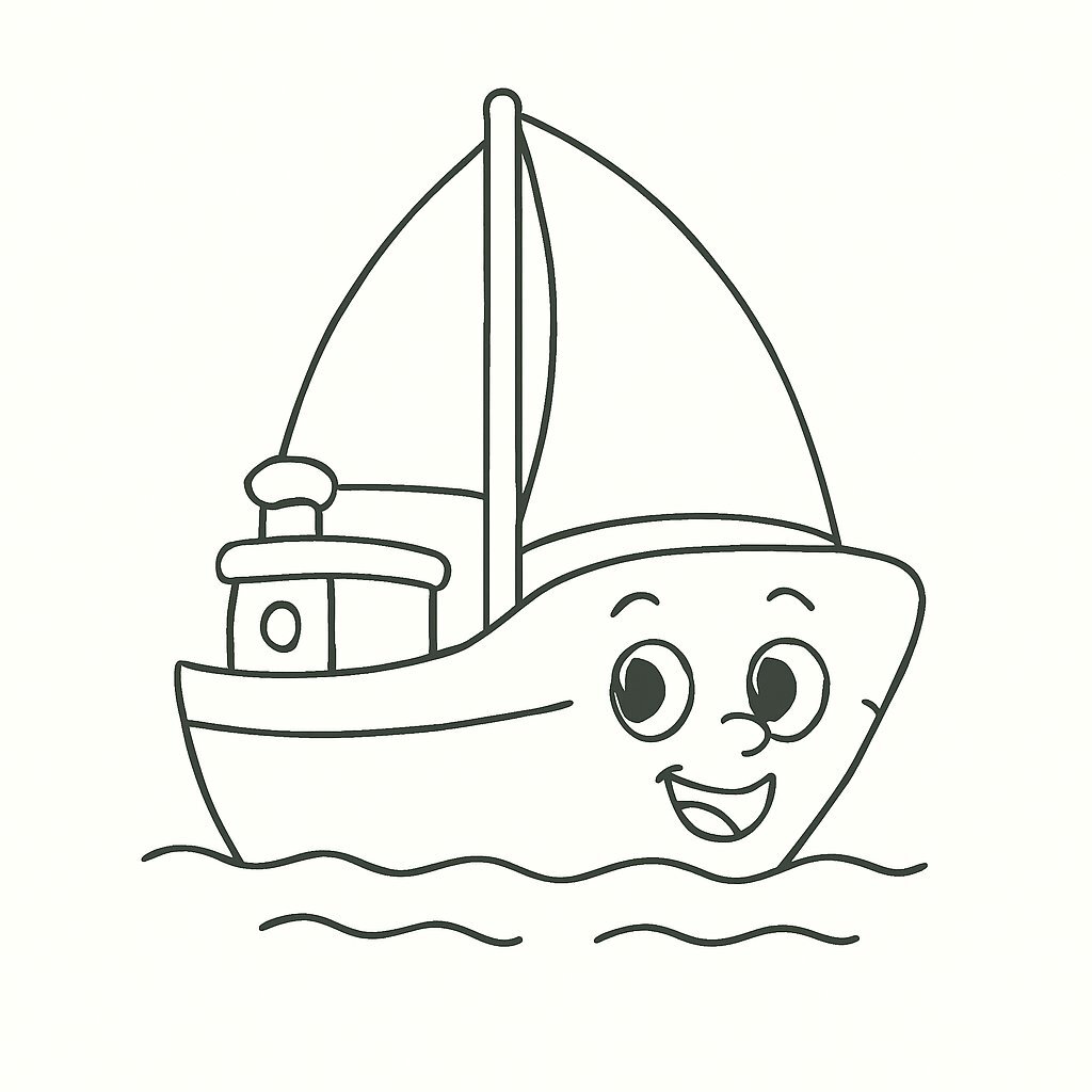 Beautiful Ship Coloring Pages for Kids – Free PDF Download 2026