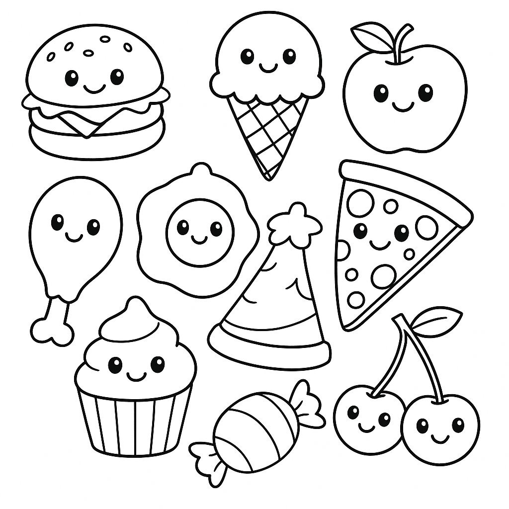 Food Coloring Book