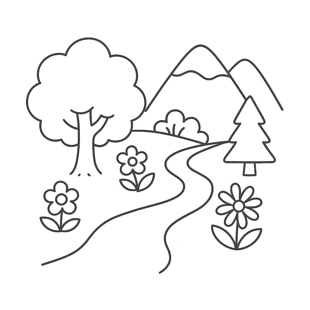 Nature Coloring Set