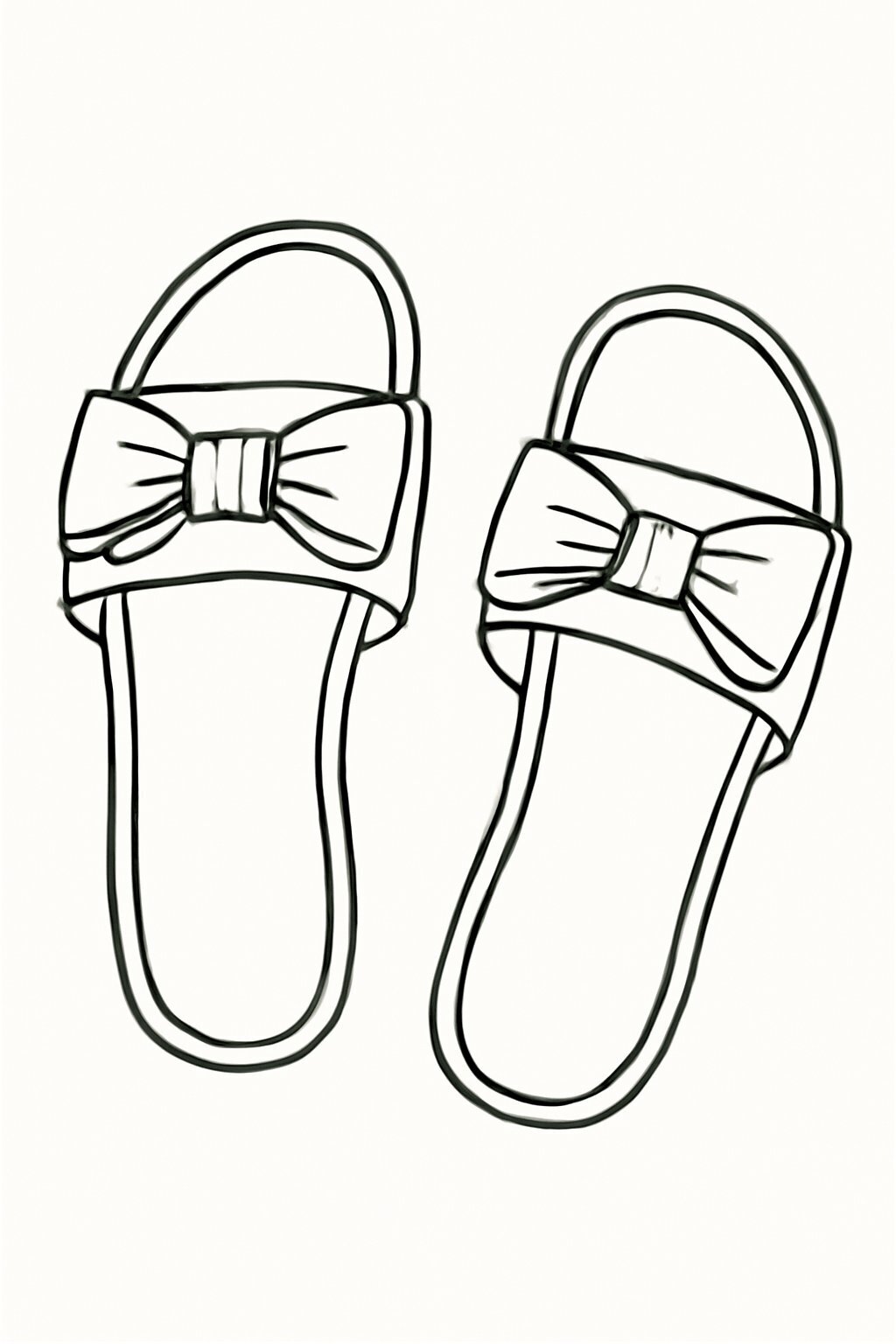 Cute Sandal Coloring Pages for Kids – Free Download 2026