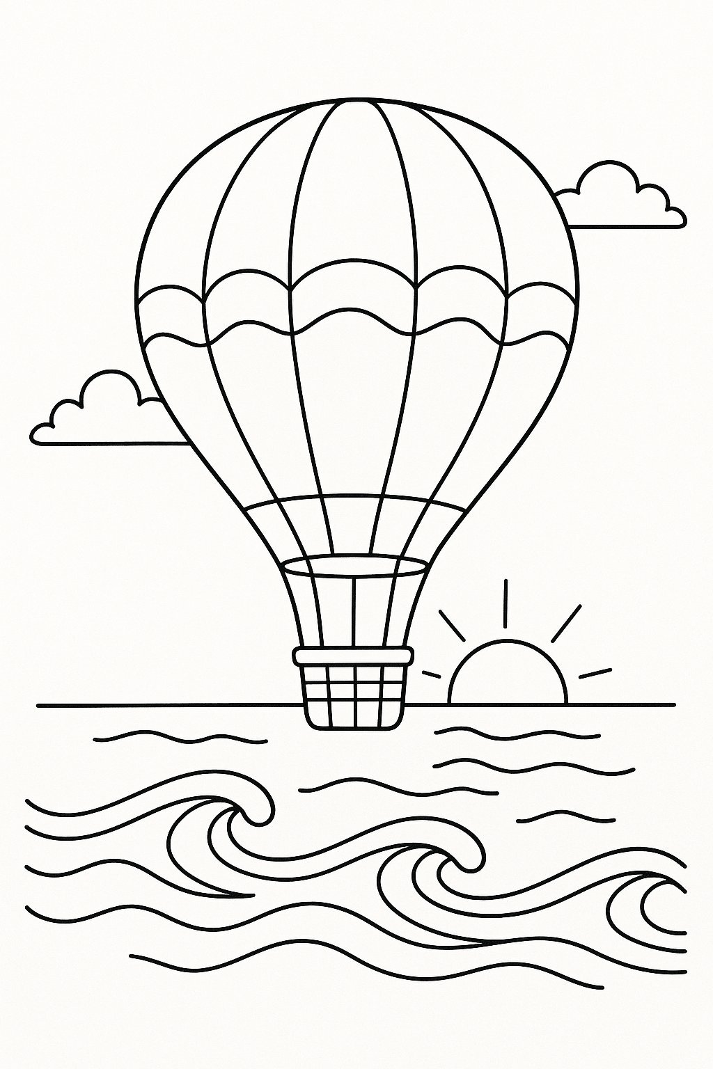 Coastal Hot Air Balloon