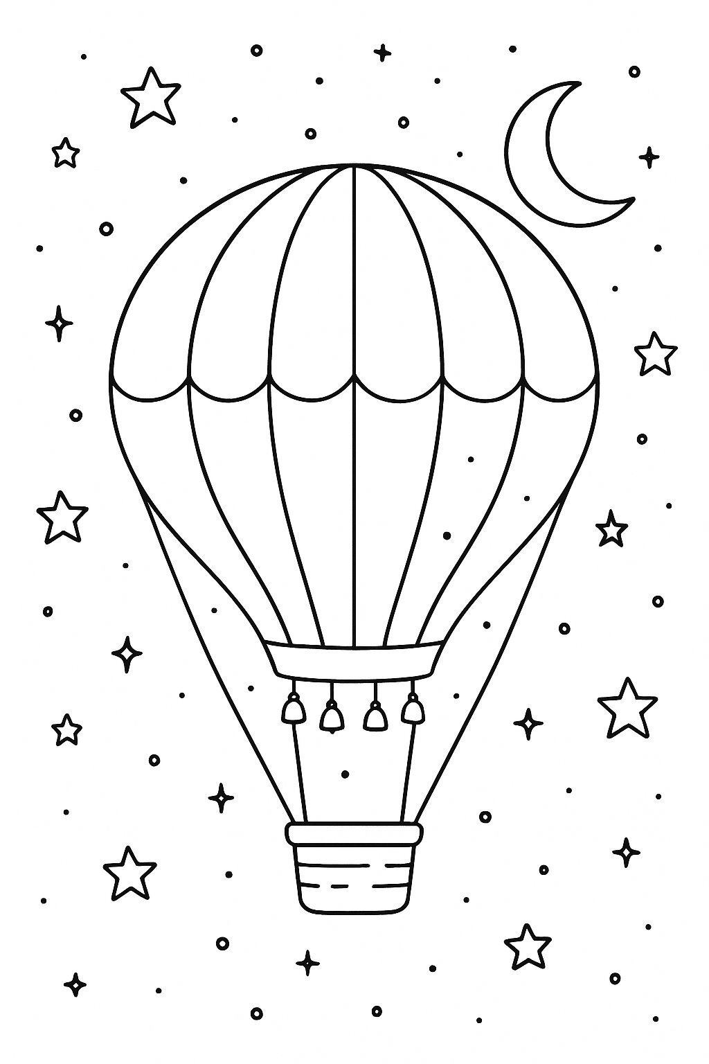 Mystical Night Hot Air Balloon