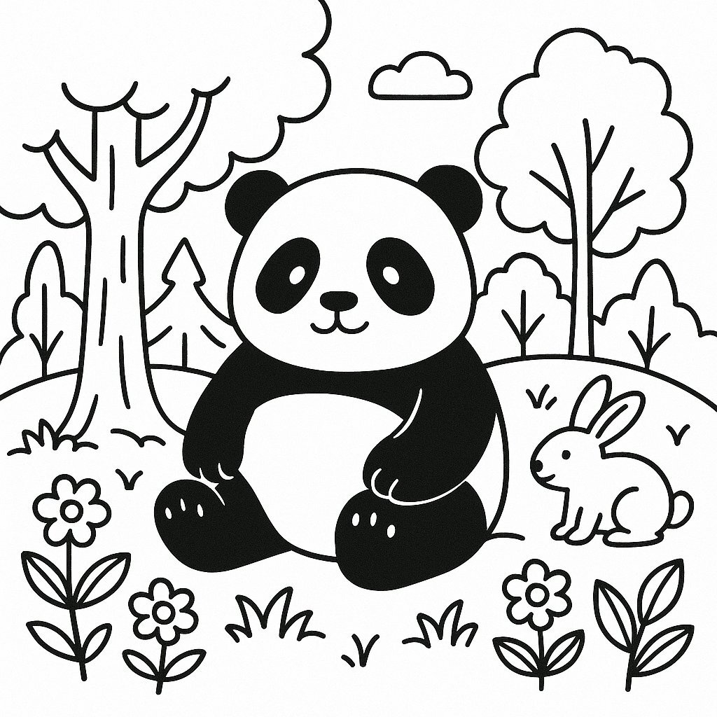 Panda in Nature