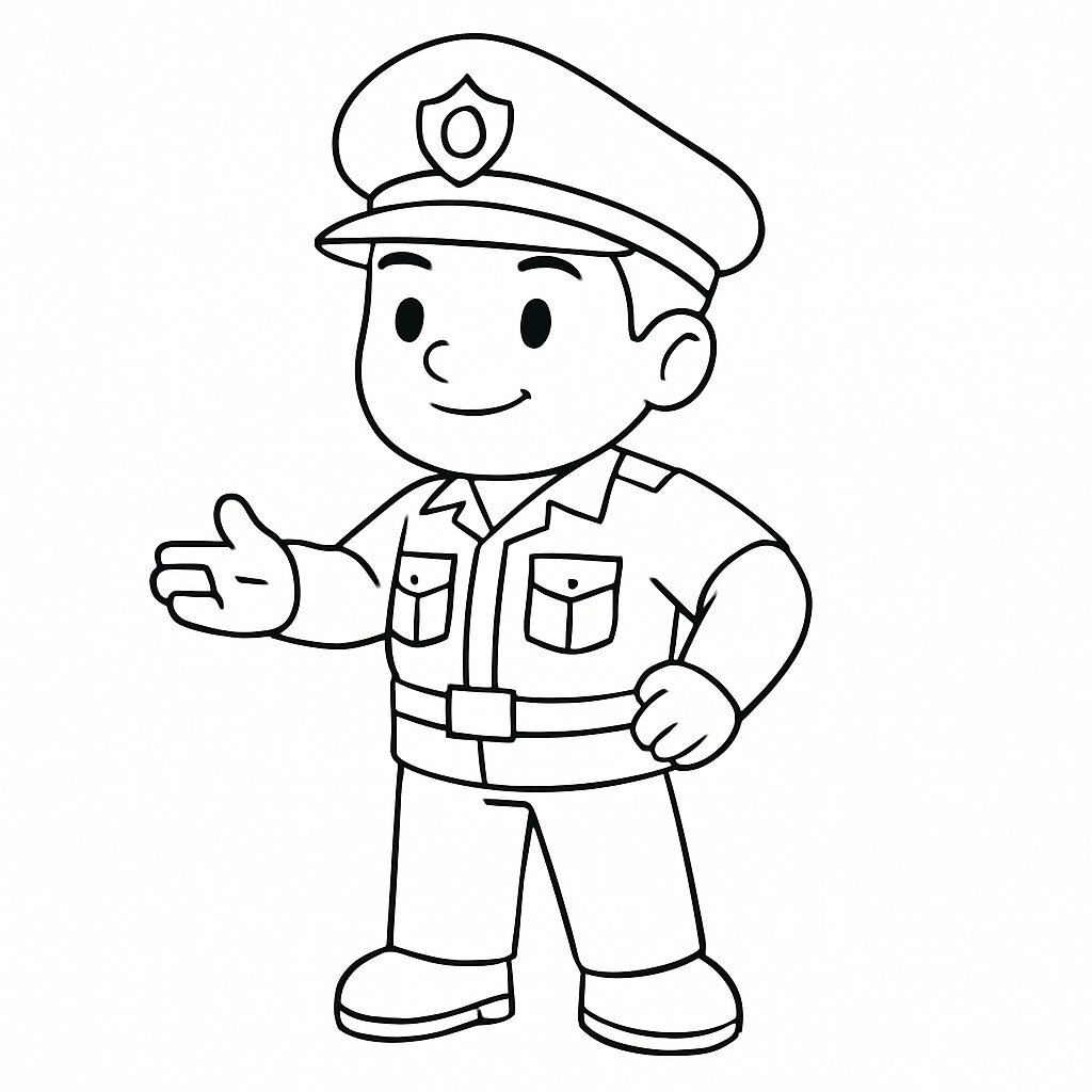 3D Police Officer