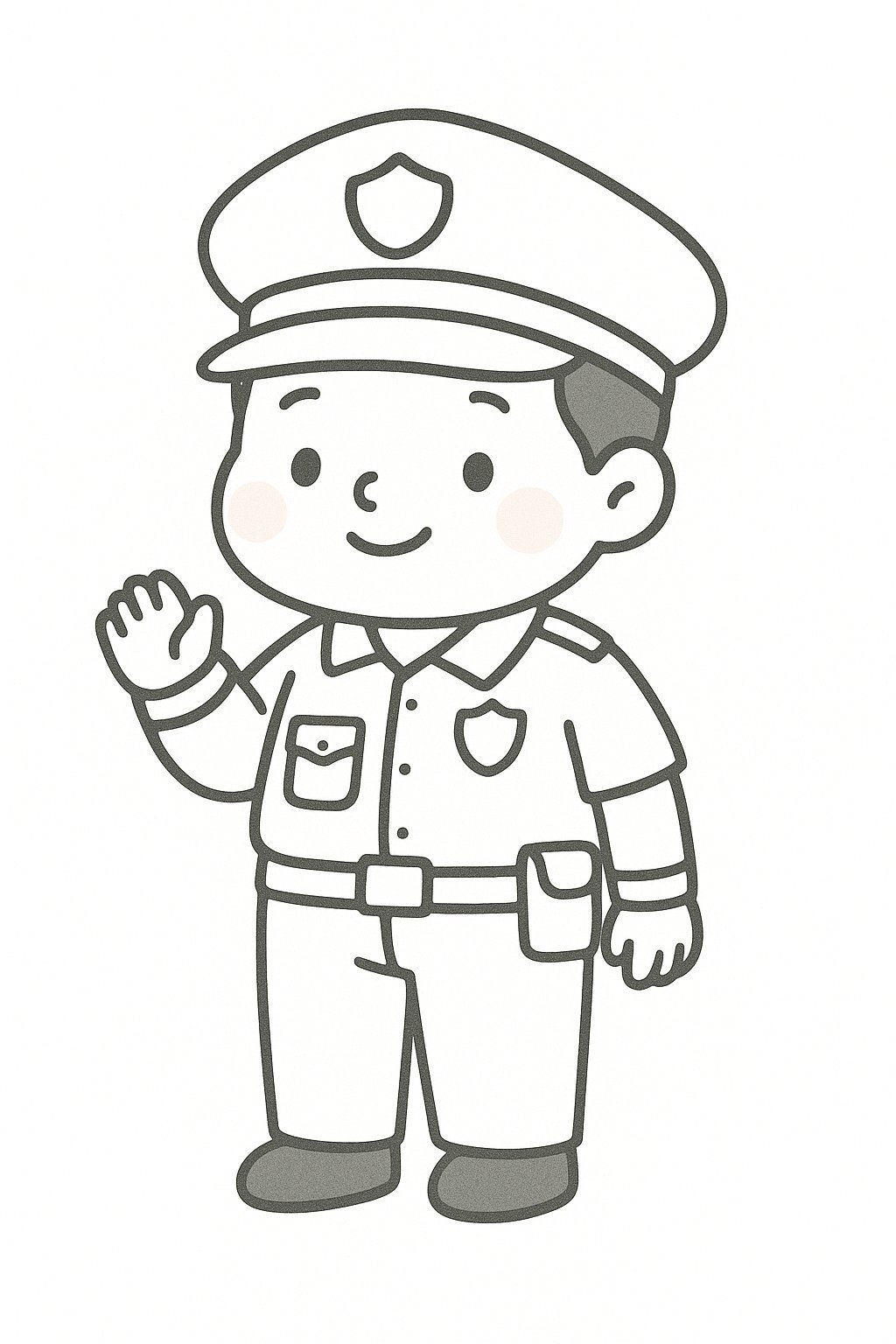 Pastel Policeman