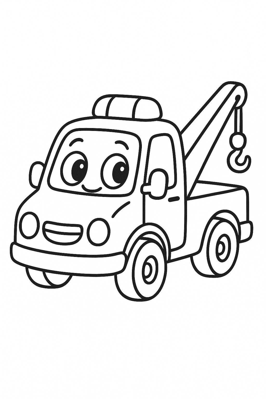 Cartoon Rescue Vehicle