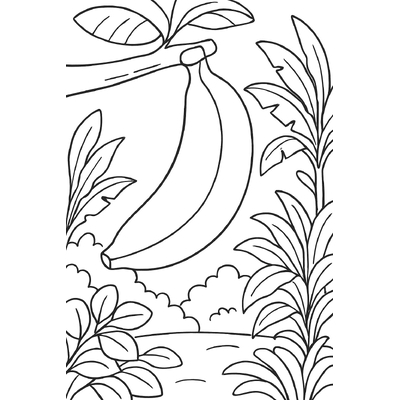 Banana Coloring Pages for Kids 2026 – Free PDF Download