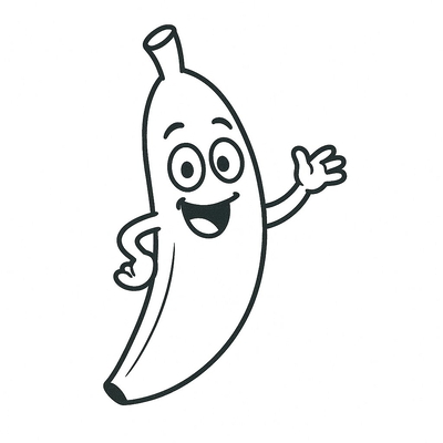 Banana Coloring Pages for Kids 2026 – Free PDF Download