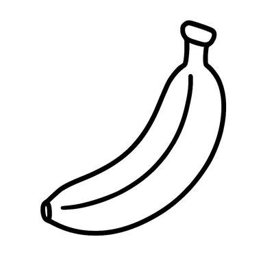 Banana Coloring Pages for Kids 2026 – Free PDF Download