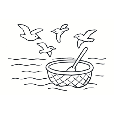 Beautiful Basket Boat Coloring Pages for Kids – Free Download 2026