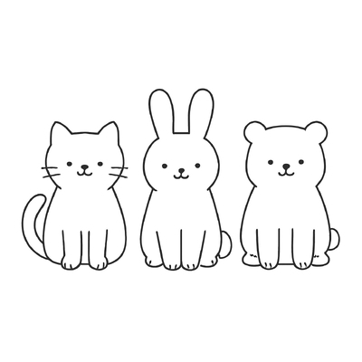 Coloring Pages of the Fox, the Rabbit, and the Rooster for Kids 2026