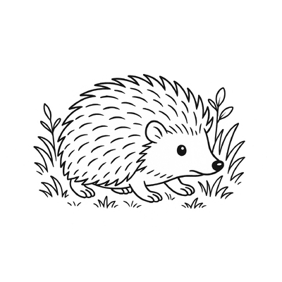 Cute Hedgehog Coloring Pages for Kids – Free PDF Download 2026