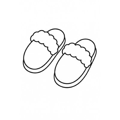 Cute Sandal Coloring Pages for Kids – Free Download 2026