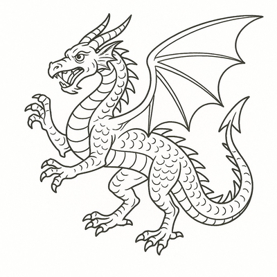 Dragon Coloring Pages for Kids 2026 – Beautiful Coloring Sheets