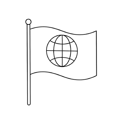 Flag Coloring Pages for Kids 2026 – Free PDF Download