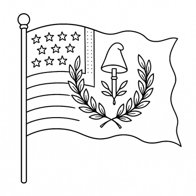 Flag Coloring Pages for Kids 2026 – Free PDF Download