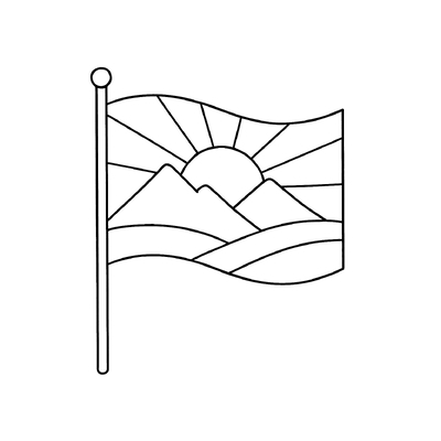 Flag Coloring Pages for Kids 2026 – Free PDF Download