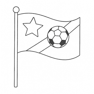 Flag Coloring Pages for Kids 2026 – Free PDF Download