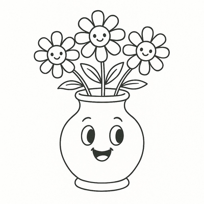 Flower Coloring Pages for Kids 2026 - Beautiful Coloring Pictures