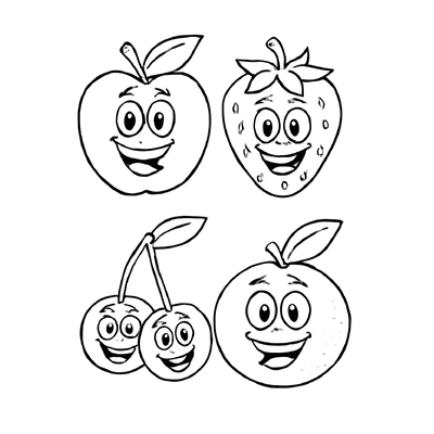 Fruit Coloring Pages for Kids 2026 – Free PDF Download