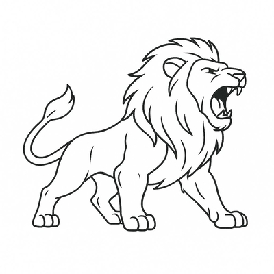 Lion Coloring Pages for Kids 2026 – Lively PDF Download