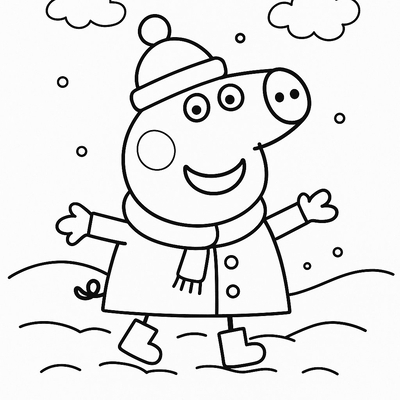 Peppa Pig Coloring Pages for Kids 2026 – Free PDF Sheets