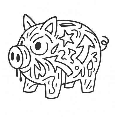 Piggy Bank Coloring Pages for Kids 2026 - Cute Coloring Pictures