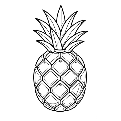 Pineapple Coloring Pages for Kids 2026 – Beautiful Coloring Sheets