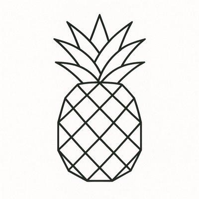 Pineapple Coloring Pages for Kids 2026 – Beautiful Coloring Sheets