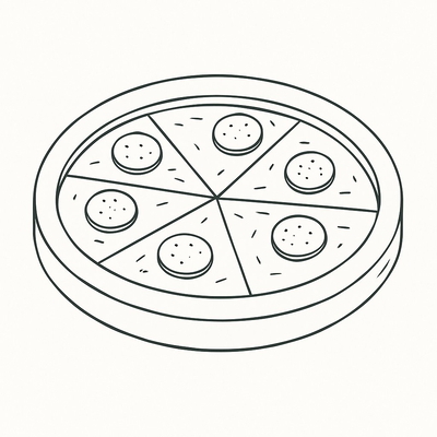 Pizza Coloring Pages for Kids 2026 – Easy PDF Download