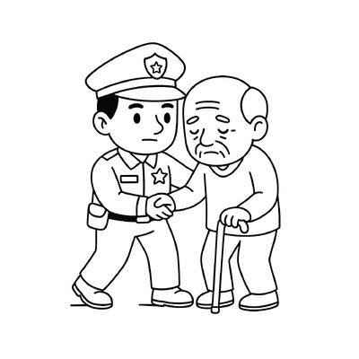 Police Officer Coloring Pages for Kids – Beautiful and Free PDF Download 2026