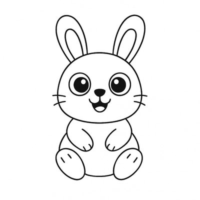 Rabbit Coloring Pages for Kids 2026 – Free PDF Download