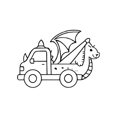 Rescue Truck Coloring Pages for Kids 2026 – Free PDF Download