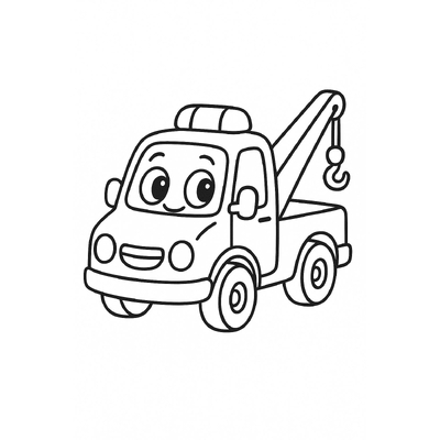 Rescue Truck Coloring Pages for Kids 2026 – Free PDF Download